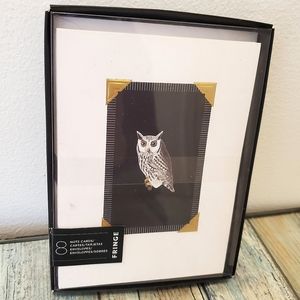 ‎FRINGE STUDIO 8 owl 🦉 note cards & envelopes 921048